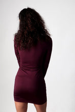 Load image into Gallery viewer, Fine Wine Turtleneck Dress